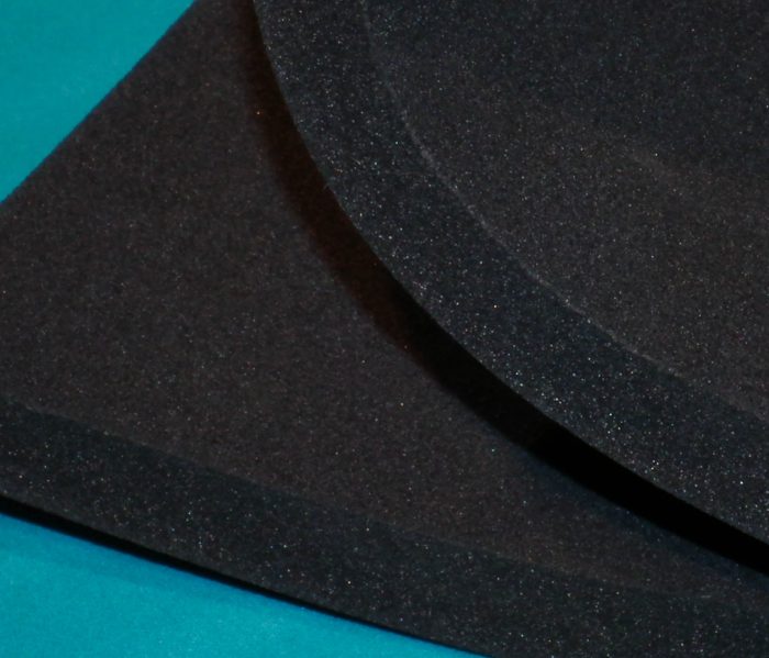 Disque mousse de polissage velcro 160mmx50mm Noir (Souple)